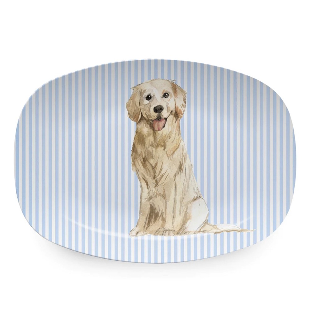 Mariposa Golden Retriever Serving Tray